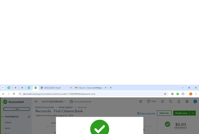 do quickbooks online cleanup and reconciliation